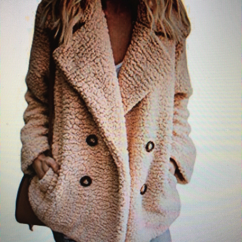 Teddy Bear Fuzzy Fleece Jacket Coat